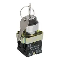 Selector LAY5-BG45 pentru 2 positions with key
