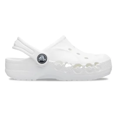Saboți Crocs Toddler Baya Clog Alb - White