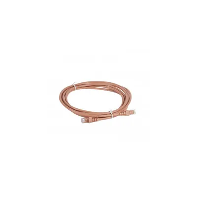 Patch cord RJ 45 - RJ 45 - U/UTP cat. 5e unscreened impedance 100 ohms - PVC light pink - lungime 3 m