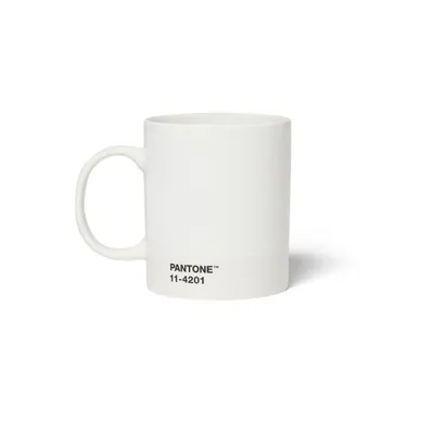 Cană ceramică albă 375 ml Cloud Dancer - Pantone