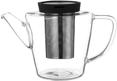 Ceainic cu strecurătoare Viva Scandinavia - Infusion, 1 L, cu capac din silicon