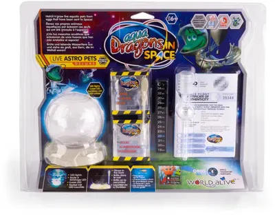 Set de joaca, Stem Aqua Dragons, Habitat lumea subacvatica, Acvariu asteroid deluxe cu led-uri