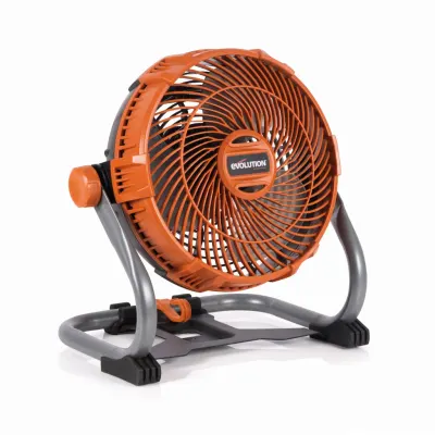 Ventilator industrial pe acumulator, 240mm 360⁰ Evolution R240FAN-Li 18V Li-Ion EXT (fara acumulator)