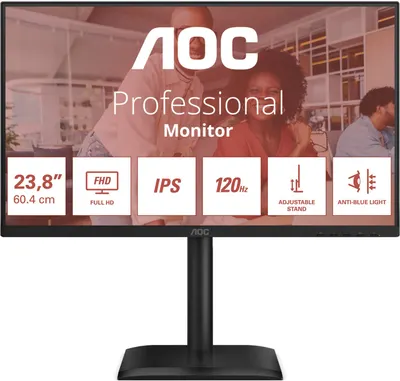 Monitor profesional AOC - 24E4U, 24'', FHD, IPS WLED, Adaptive-Sync