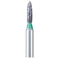 Freze Diamantate Stomatologice, Flacara, 247-007 F, Granulatie Fina, pentru Turbina, 5 Bucati