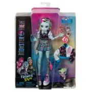 Papusa Frankie Stein cu animalut si accesorii, Monster High