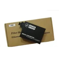 Media Converter Gigabit Braun Group GTR-MM1310, Multi Mode, 1310nm, conector SC, distanta 2km