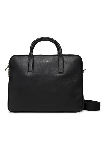 Geanta laptop barbateasca - 8719849912925 - piele ecologica - negru