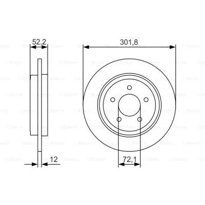 Disc frana BOSCH 0 986 479 A53
