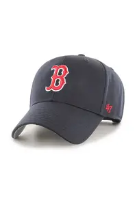’47 - Sapca baseball ajustabila cu detaliu brodat - Rosu/Bleumarin
