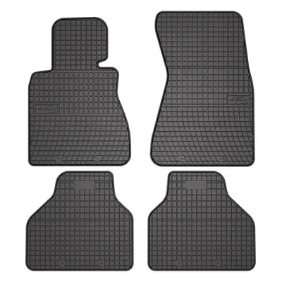 Covor podea FROGUM cauciuc, 4 buc. BASIC, fata spate, set, culoare neagra, potrivit BMW 7 (E65, E66, E67) 07.01-08.08, Saloon