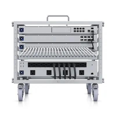 Dulap pentru servere Ubiquiti - Toolless Mini Rack, 6U, argintiu
