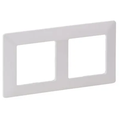 Rama 2 posturi Legrand 754002, IP20, IK04, alba