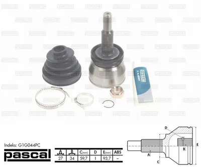 Cap planetara spre roata (27z 34z 59,7mm) FORD USA EXPLORER 4.0 5.0 intre 1993-2002