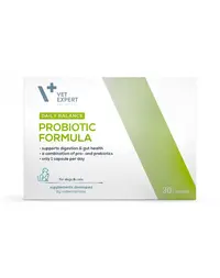VET EXPERT Daily Balance Probiotic probiotic și prebiotic pentru câini și pisici 30 capsule