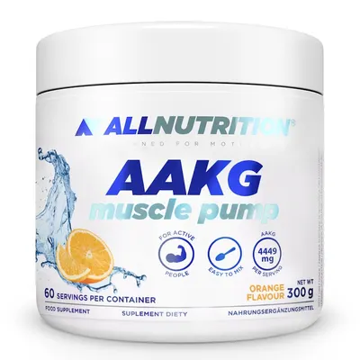 AAKG Muscle Pump, portocală, 300 g, AllNutrition
