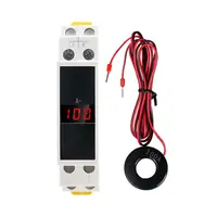 Ampermetru digital monofazic Sinotimer pentru sina tablou DIN, SDM011A