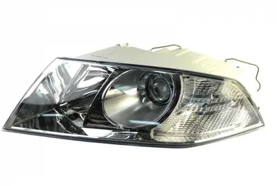Far stanga (H1 H7, reglaj electric, cu motoras, fundal cromat) SKODA OCTAVIA 2004-2008