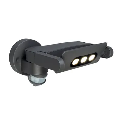 Aplica Sigmund 3 Light Wall PIR Spotlight