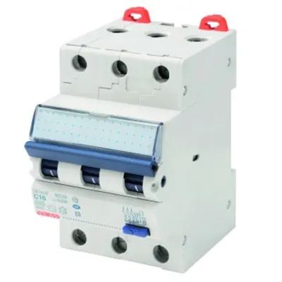 COMPACT Intrerupator diferentialcu protectie la supracurent - MDC 60 - 3P Curba B 10A TYPE A Idn=0,03A - 3 module