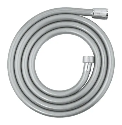 Furtun dus Grohe Vitalio Flex 27173002, 1/2 inch x 1/2 inch, universal, 2 m, anti-indoire, ornamente cromate, Crom
