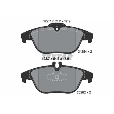 Set placute frana, frana disc TEXTAR 2425401