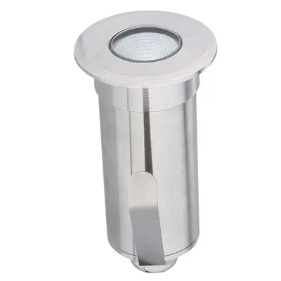 Spot pardoseala din inox LED 3W lumina calda 12V