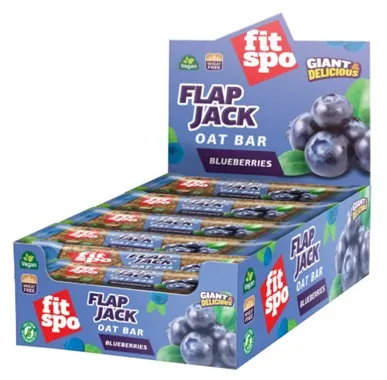 Flapjack, afine, 12 x 80 g, FitSpo