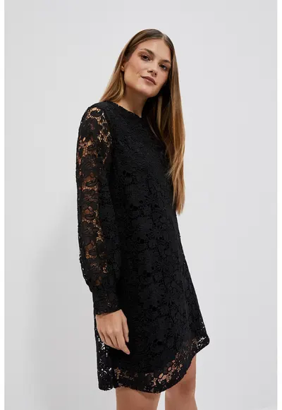 Rochie cu Dantela - Negru