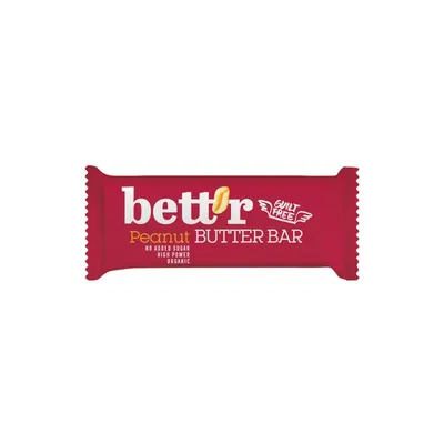 Baton cu crema de arahide, bio, 30g, Bettr