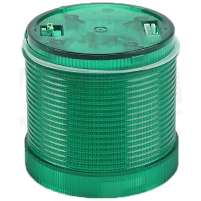 Coloană de semnalizare luminoasă , cilindru verden24V AC/DC, IP65