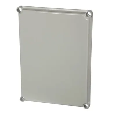 Capac scund gri cu suruburi cu cap normal, 380x280x30