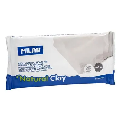 Lut natural pentru modelaj Milan, alb, 400g