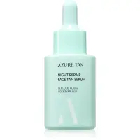 Azure Tan Night Repair ser autobronzant pentru fata pentru noapte 30 ml