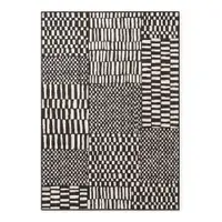 Covor pentru exterior și interior negru/crem 160x230 cm Haringey Barkham – Ted Baker