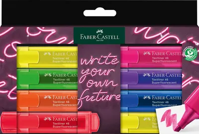 Faber-Castell 1546 Text Marker Neon 8pcs. Carton