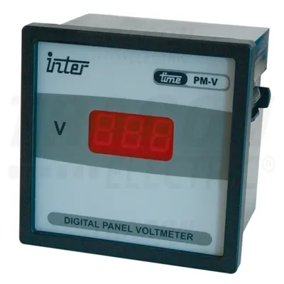 Voltmetru digital direct, monofazat ACVMD-96-500 96×96mm, 500V AC