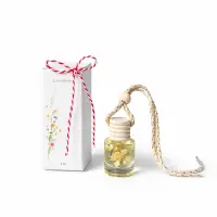 Odorizant auto 8 ml cu dop de lemn – ediție de primăvară (mărțișor), parfum la alegere - Zambilă & Iasomie