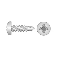 Surub Autoforant Cap Bombat Forma N 7504 Inox A2-4.2 X 25