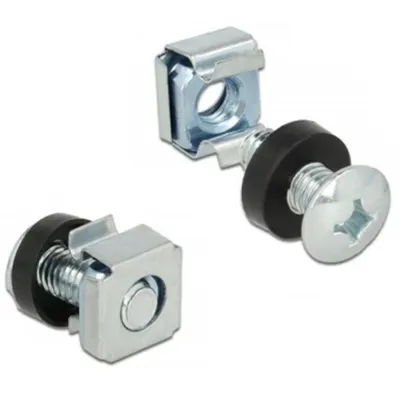 Set surub / saiba / piulita pentru rack diametru 6 mm