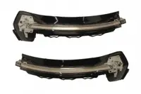 Set de lampi indicatoare Dreapta Stanga (galben, LED, dinamic; set; Versiunea NEGRU) potrivit AUDI A3 1.0-2.5 06.08- 08.12-05.20