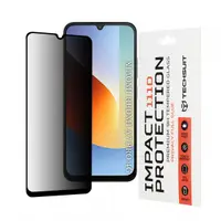 Folie de protectie Ecran Privacy Techsuit pentru Xiaomi Redmi A7 Pro 4G, Sticla Securizata, Full Glue, 111D