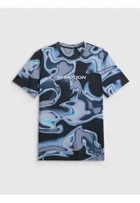 Tricou barbat bleumarin - bumbac - regular - cu imprimeu