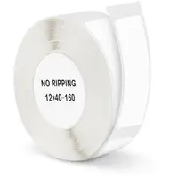Rola de schimb pentru imprimanta termica NiiMbot D11, 12*40mm, 160 buc, Alb