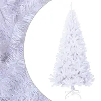 vidaXL Pom de Crăciun artificial cu ramuri groase, alb, 240 cm, PVC