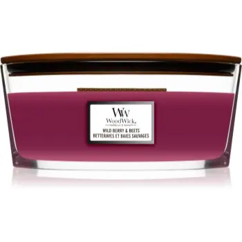 Woodwick Wild Berry & Beets lumânare parfumată cu fitil din lemn (hearthwick)