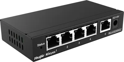 Switch Ruijie - RG-ES205GC, 5 porturi, negru