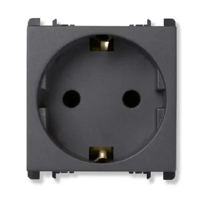nea - Priza 2P+T 16A Germana Antracit