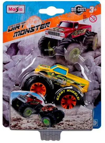 Bărcuță Maisto Monster Truck – Dirt Monster, assortiment