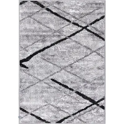 Covor Dreptunghiular Gri, 60 x 110 cm, Model Cappuccino 16430-168